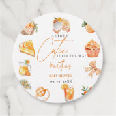 Botanische Zitrusfrüchte-Süsse Sommerdusche Geschenkanhänger (Vorderseite)