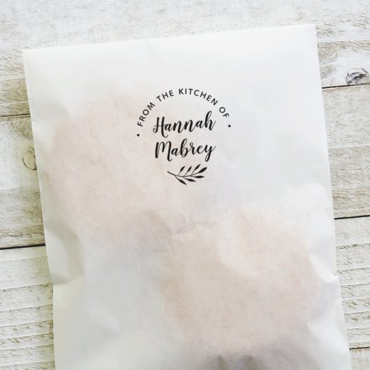 Botanische Zweigniederlassung Personalisiertes Koc Permastempel