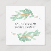 Botanische Zweigniederlassung Quadratische Visitenkarte (Vorderseite)