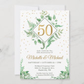 Botanischer 50. Jahrestag Einladung (Vorderseite)