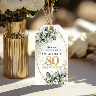 Botanischer 80. Geburtstag Boho Grüner Anhänger