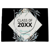 Botanischer Abschluss 2025 mit Inspiration Große Geschenktüte (Vorderseite)