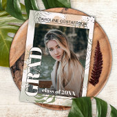 Botanischer Abschluss Floral Boho Ankündigung