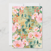 Botanischer Abschluss in Beobingrosa Ankündigung (Rückseite)