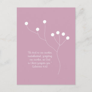 botanischer Abstract Boho-Chic Bibelzitat Notizbuc Postkarte