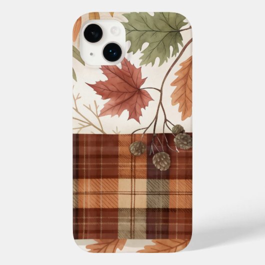 Botanischer Abstrakter Laptop-Sieb - Erdnähe Blätt Case-Mate iPhone Hülle (Rückseite)