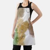 Botanischer Abtract Earth Tone Schürze (InSitu)