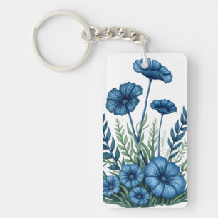 Botanischer Acryl-Schlüsselanhänger Boho-Naturli Schlüsselanhänger