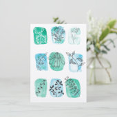 Botanischer Anlass zur Wasserfarbdoodle (Stehend Vorderseite)