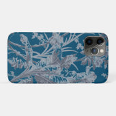 Botanischer Aquamariner Chinoiserie Case-Mate iPho Case-Mate iPhone Hülle (Rückseite (Horizontal))