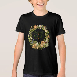 Botanischer Aquarell-Blumenkranz Inspirierend  Tri-Blend Shirt