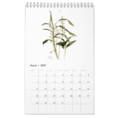 Botanischer Aquarellkalender 2022 Kalender (Mär 2027)