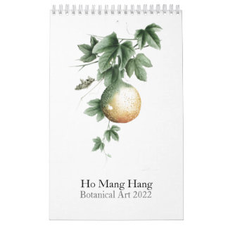 Botanischer Aquarellkalender 2022 Kalender