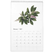 Botanischer Aquarellkalender 2022 Kalender (Feb 2027)