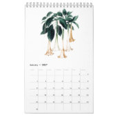Botanischer Aquarellkalender 2023 Kalender (Jan 2027)