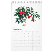 Botanischer Aquarellkalender 2023 Kalender (Feb 2027)