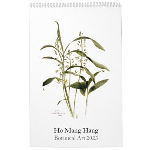 Botanischer Aquarellkalender Mang Hang Ho, 2023 Kalender