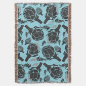 Botanischer Artischocken-Kunst-Wohndesign Decke (Vorderseite Vertikal)