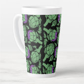 Botanischer Artischocken-Kunst-Wohndesign Milchtasse (Linke Ecke)