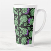 Botanischer Artischocken-Kunst-Wohndesign Milchtasse (Rechts)