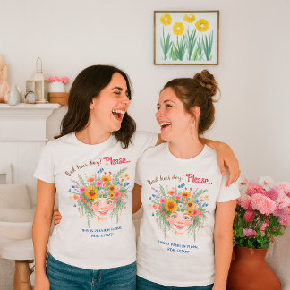 Botanischer Bad Hair Day Funny Floral Anwesen Tank Top