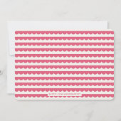 Botanischer Banner Einladung Fiesta Magenta (Rückseite)