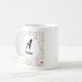 botanischer Becher für sie Kaffeetasse (Vorderseite Links)