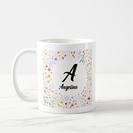 botanischer Becher für sie Kaffeetasse (Links)