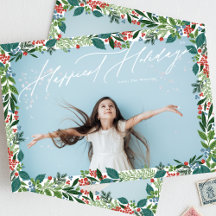 Botanischer Beerenrahmen klassisches Multi-Foto HA