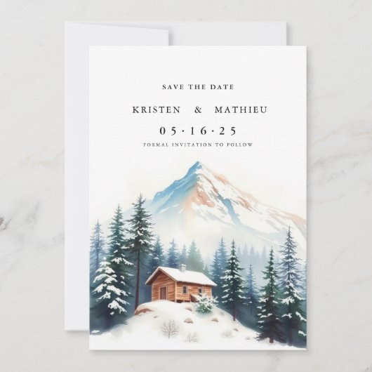 Botanischer Berg Save The Date (Vorderseite)