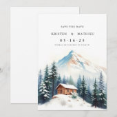 Botanischer Berg Save The Date (Vorne/Hinten)