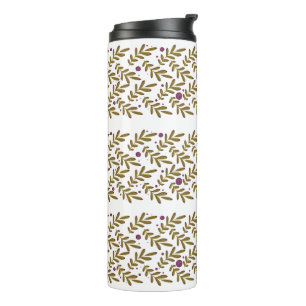 Botanischer Blatt-Thermalbecher Thermosbecher