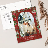 Botanischer Blattschieber aus Burgund, 1 Foto Postkarte