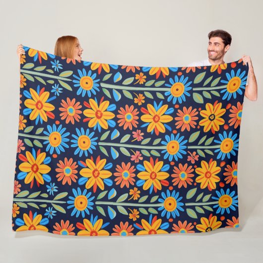 Botanischer Bliss 60x80 Fleece Blanket (Beispiel)