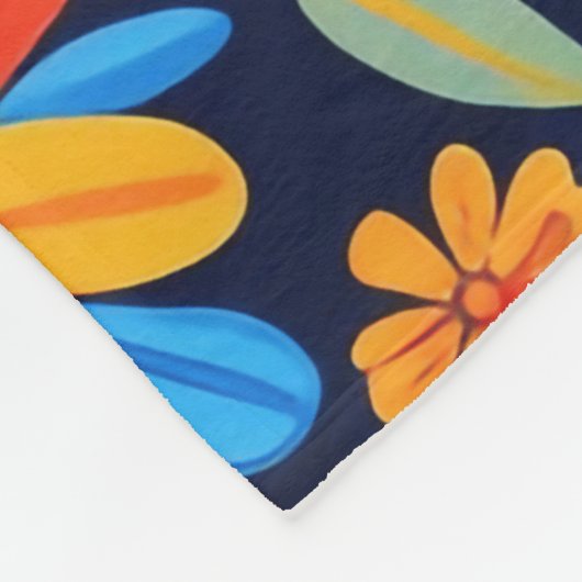 Botanischer Bliss 60x80 Fleece Blanket (Ecke)