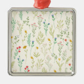 Botanischer Blume Ornament Aus Metall (Vorne)