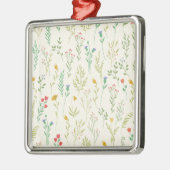 Botanischer Blume Ornament Aus Metall (Links)