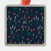 Botanischer Blume Ornament Aus Metall (Vorne)