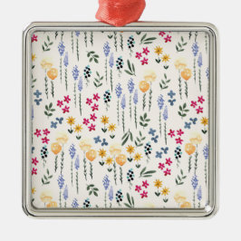 Botanischer Blume Ornament Aus Metall