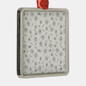 Botanischer Blume Ornament Aus Metall (Rechts)