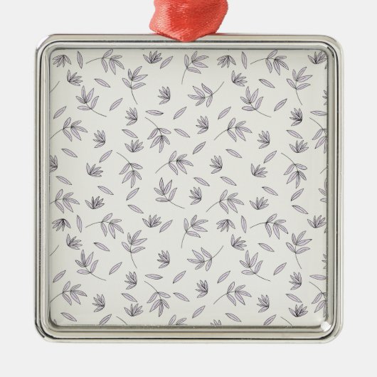 Botanischer Blume Ornament Aus Metall (Vorne)