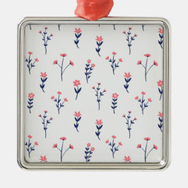 Botanischer Blume Ornament Aus Metall