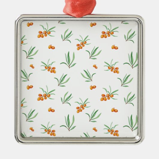 Botanischer Blume Ornament Aus Metall (Vorne)