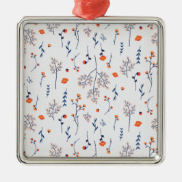 Botanischer Blume Ornament Aus Metall