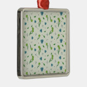 Botanischer Blume Ornament Aus Metall (Rechts)