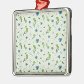 Botanischer Blume Ornament Aus Metall (Links)