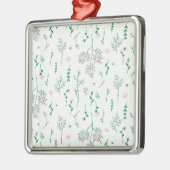 Botanischer Blume Ornament Aus Metall (Links)