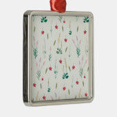 Botanischer Blume Ornament Aus Metall (Rechts)