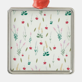 Botanischer Blume Ornament Aus Metall