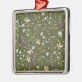 Botanischer Blume Ornament Aus Metall (Links)
